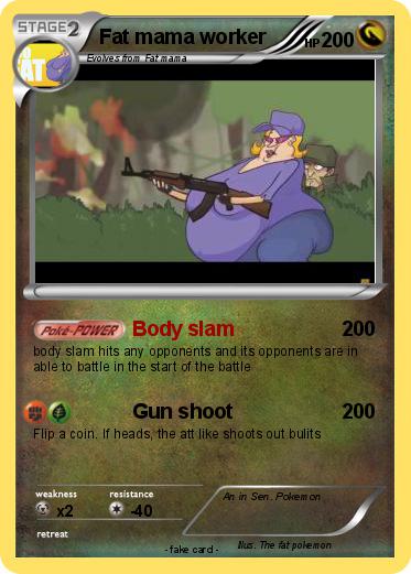 Pokemon Fat mama worker