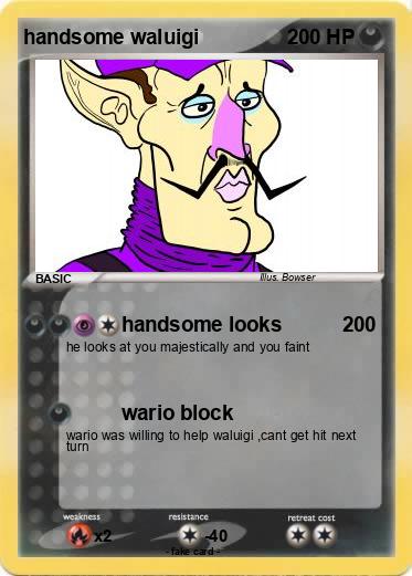 Pokemon handsome waluigi