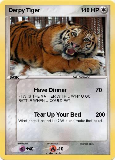 Pokemon Derpy Tiger