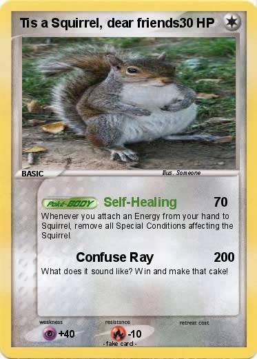 Pokemon Tis a Squirrel, dear friends.
