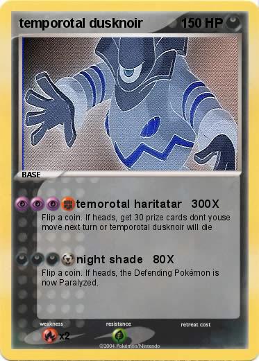 Pokemon temporotal dusknoir