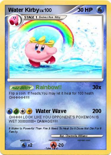 Pokemon Water Kirby