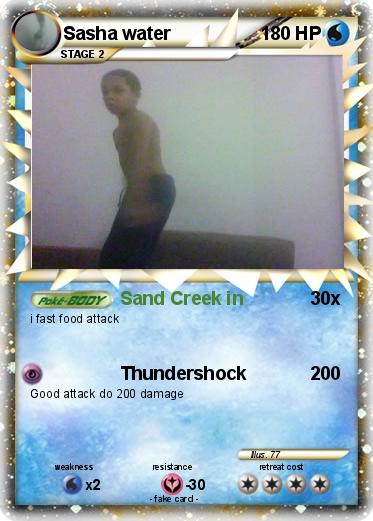 Pokemon Sasha water