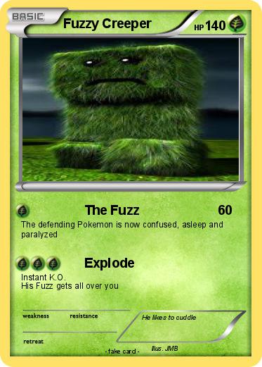 Pokemon Fuzzy Creeper
