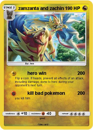 Pokemon zamzanta and zachin