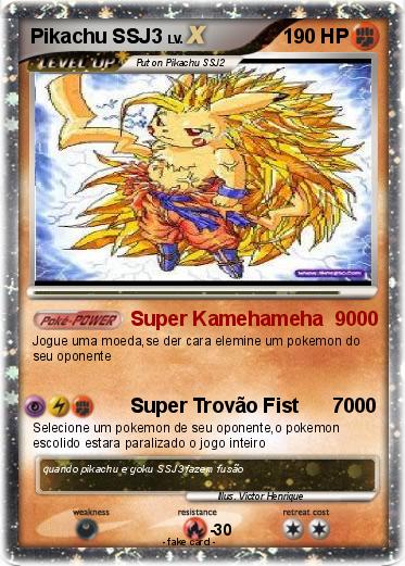 Pokemon Pikachu SSJ3