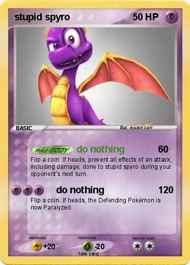 Pokemon stupid spyro