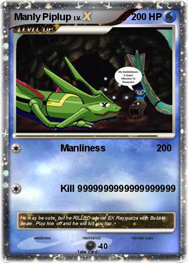 Pokemon Manly Piplup