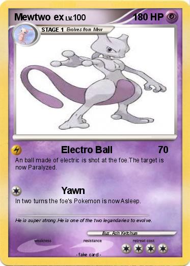 Pokemon Mewtwo ex