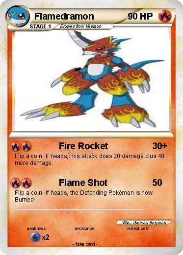 Pokemon Flamedramon