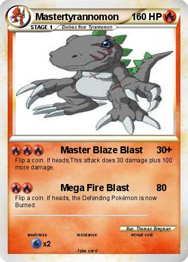 Pokemon Mastertyrannomon