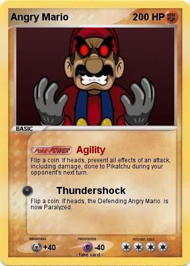 Pokemon Angry Mario