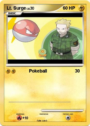Pokemon Lt. Surge