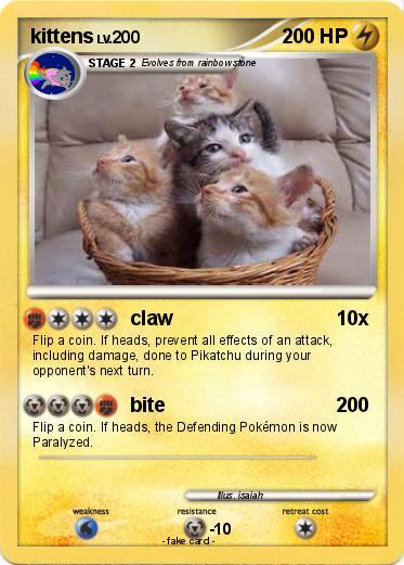 Pokemon kittens