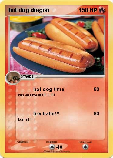Pokemon hot dog dragon