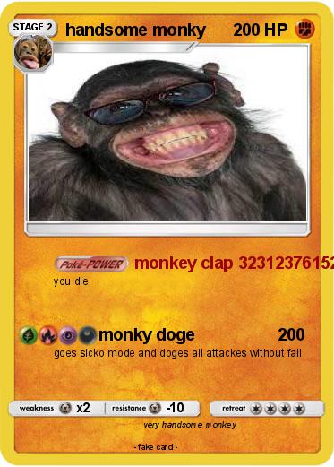 Pokemon handsome monky