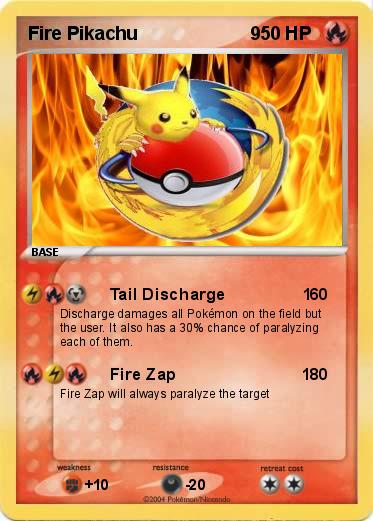 Pokemon Fire Pikachu                      9