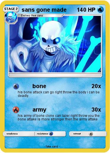 Pokemon sans gone made