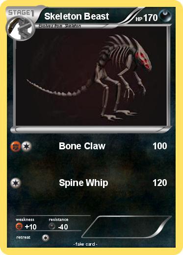 Pokemon Skeleton Beast