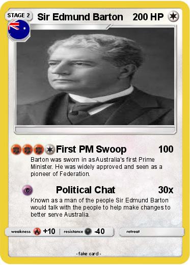 Pokemon Sir Edmund Barton