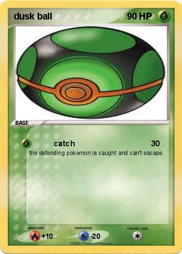 Pokemon dusk ball