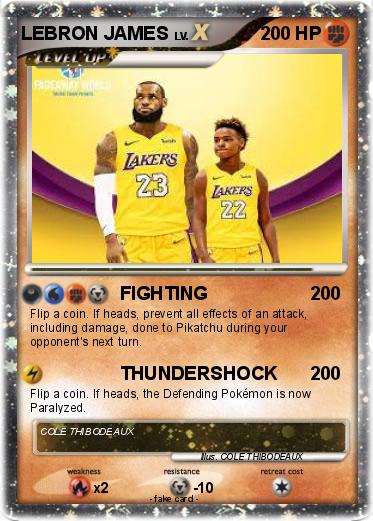Pokemon LEBRON JAMES