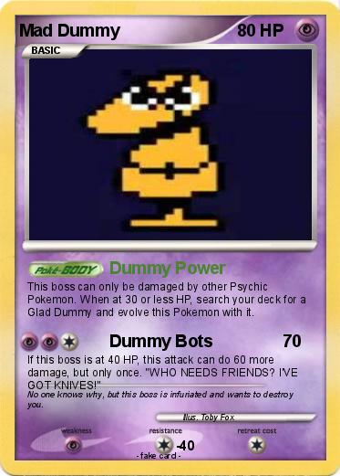 Pokemon Mad Dummy