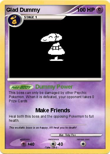 Pokemon Glad Dummy