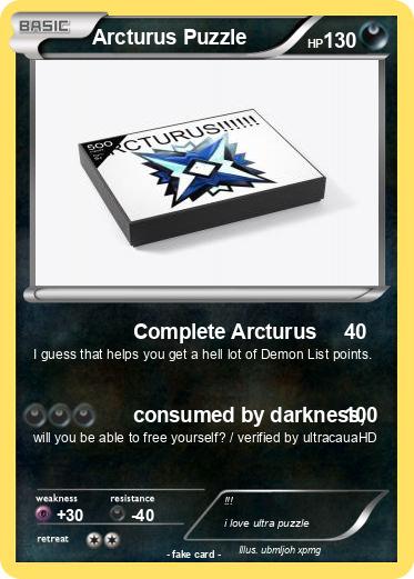 Pokemon Arcturus Puzzle