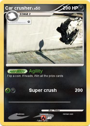 Pokemon Car crusher