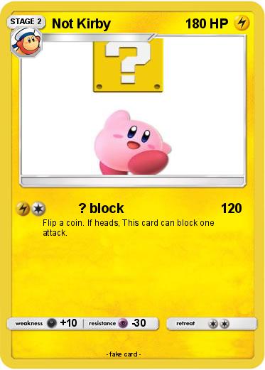 Pokemon Not Kirby