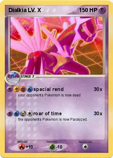 Pokemon Dialkia LV. X