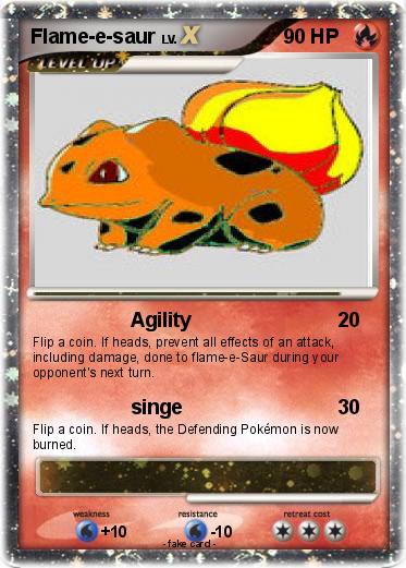 Pokemon Flame-e-saur