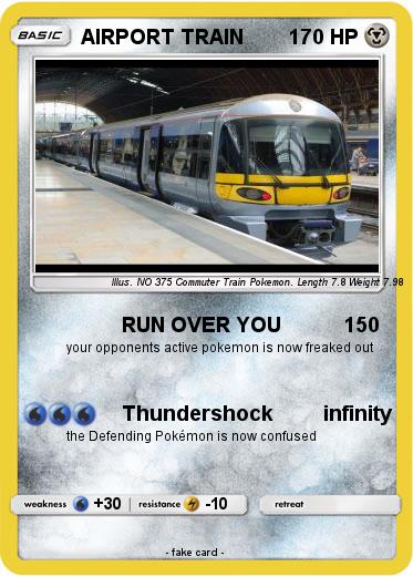 Pokemon AIRPORT TRAIN