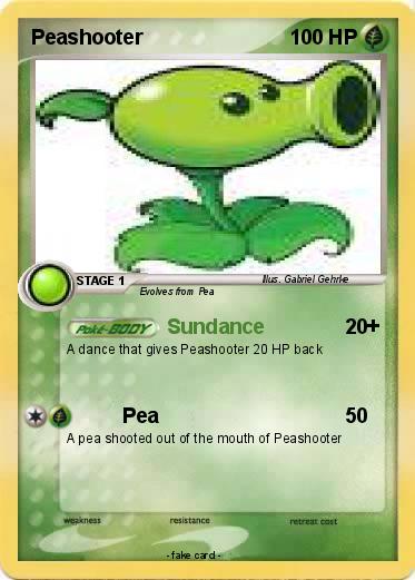 Pokemon Peashooter