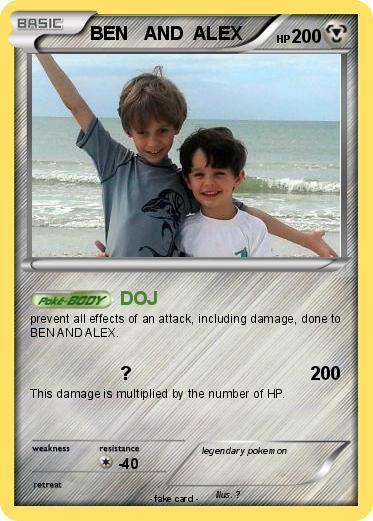 Pokemon BEN   AND  ALEX