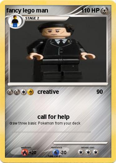 Pokemon fancy lego man