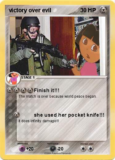 Pokemon victory over evil