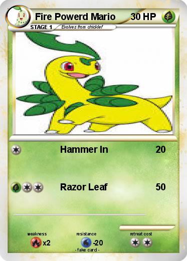 Pokemon Fire Powerd Mario
