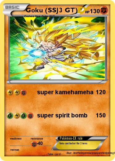 Pokemon Goku (SSJ3 GT)