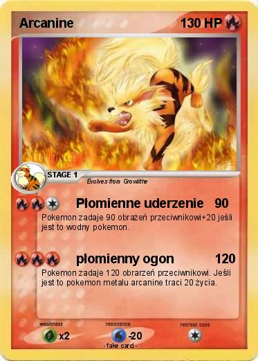 Pokemon Arcanine