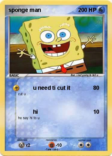 Pokemon sponge man