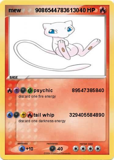 Pokemon mew         90865447836130