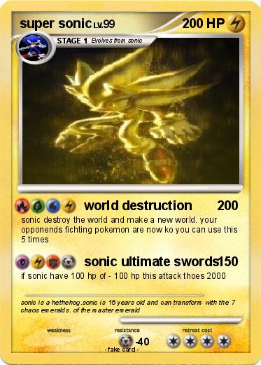 Pokemon super sonic