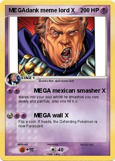 Pokemon MEGAdank meme lord X