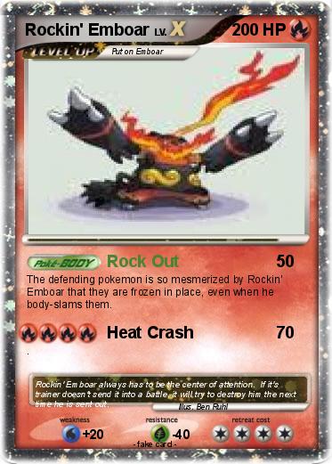 Pokemon Rockin' Emboar