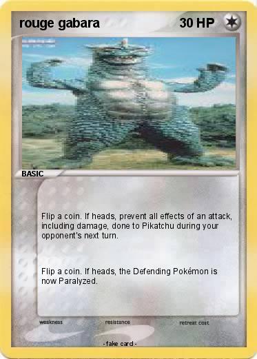 Pokemon rouge gabara