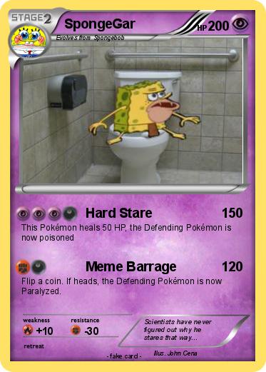 Pokemon SpongeGar