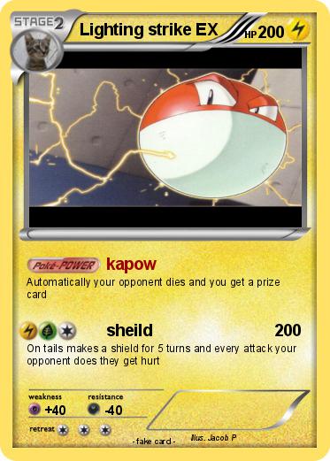 Pokemon Lighting strike EX