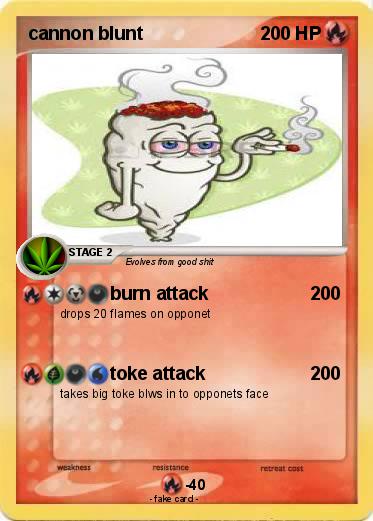 Pokemon cannon blunt